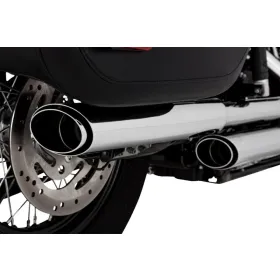 VANCE & HINES Twin Slash Slip-On Mufflers Harley Davidson FLDE/ LFHC / FLHCS / FLI 1750-1868 18-24
