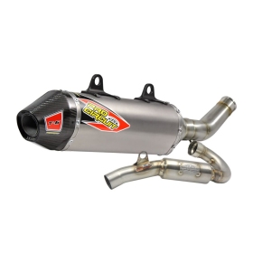 PRO CIRCUIT T-6 Euro Exhaust System Stainless Steel/Titanium/Carbon Fiber FC / FX 450 17-18