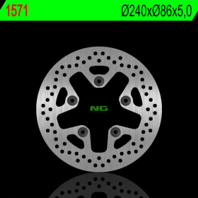 NG BRAKES Rear Fixed Brake Disc 240mm KTM Super Duke R / GT 1290-1390cc 14-24