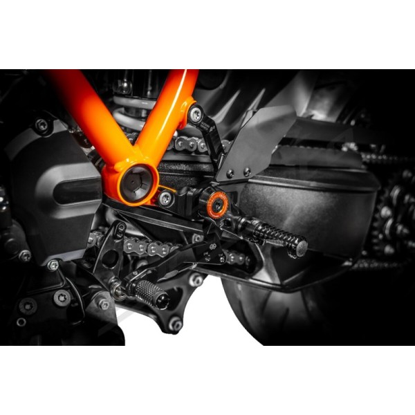 GILLES TOOLING MUE2 Vairuotojo pakojų sistema KTM Super Duke 1290R 20-23