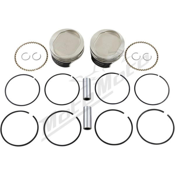 WISECO Tracker Series™ Piston Kit Harley Davidson 883cc 86-19 Ø89.04