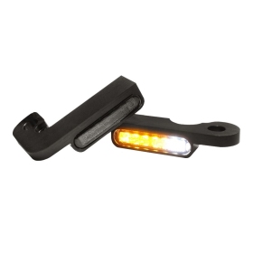 HEINZ BIKES LED Handlebar Turn Signals/ Position Lights Harley Davidson FLHR / FLHRC / FLHRCI / FLTR / FLTRI / FXDC 1340/1800 93-13