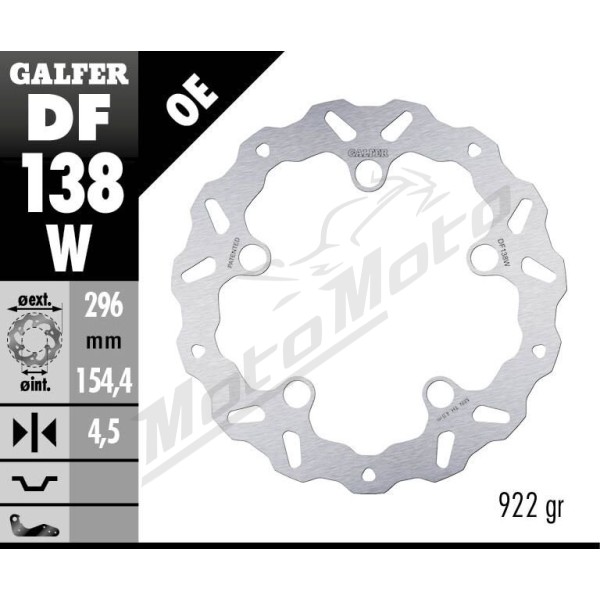 GALFER Wave® Front Brake Rotor Honda CB R / CBR / NX 125-750cc 18-25