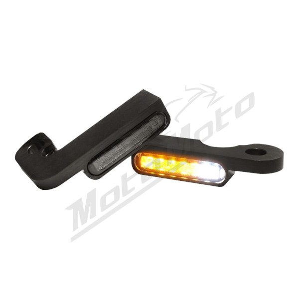 HEINZ BIKES Posūkiai/gabaritinės šviesos ant vairo Harley Davidson FLHR / FLHRC / FLHRCI / FLTR / FLTRI / FXDC 1340/1800 93-13