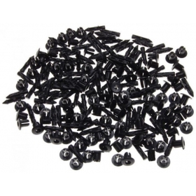 Plastic rivet clips M6 100pcs