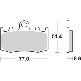 SBS KH335 Brake Pads BMW HP2 / K / KS / R / RS 900-1300cc 01-13