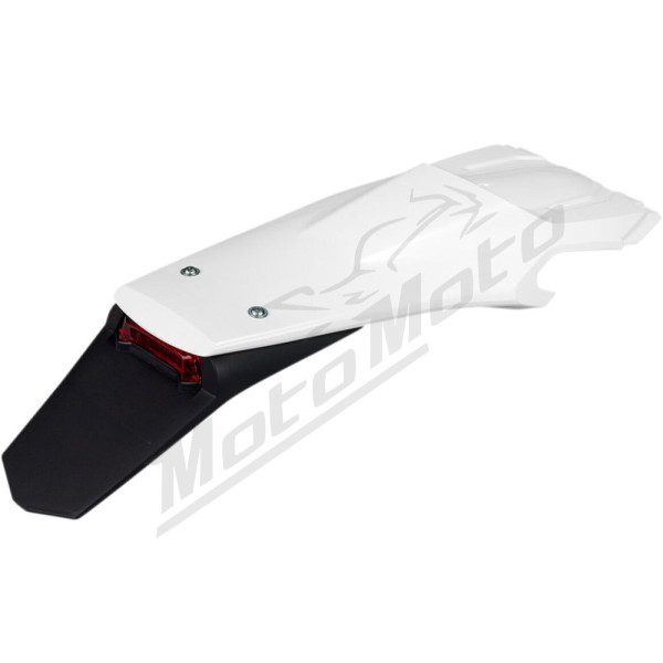 UFO Galinis Sparnas su Žibintu Husqvarna FE / TE / TX 150-501cc 20-23 Baltas