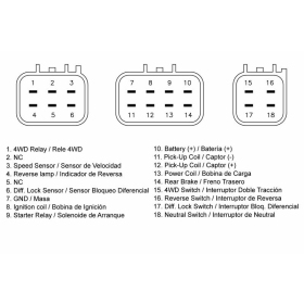 TECNIUM CDI Box Yamaha YFM660F Grizzly 02-03
