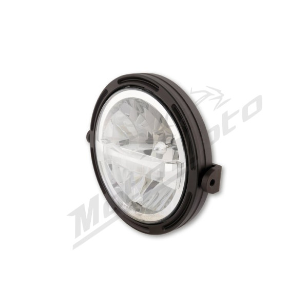 HIGHSIDER Pro Frame-R1 Type4 Universal Headlight Black Ø200mm