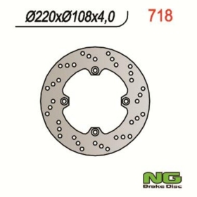 NG BRAKES 718 fiksuotas stabdžių diskas DUCATI BIPOSTO / SPS / S / SP3 / R 748-998 94-04