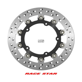 NG Front Floating Brake Disc 298X132X5mm Kawasaki Ninja / Z / ZX 250-400cc 18-26