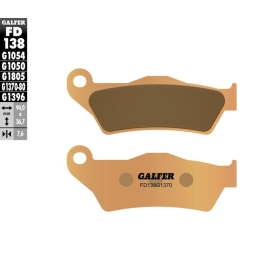 GALFER HH Sintered Brake Pads AJP / BMW / Ducati / Gas Gas / Husaberg / Husqvarna 125-1260cc 93-24