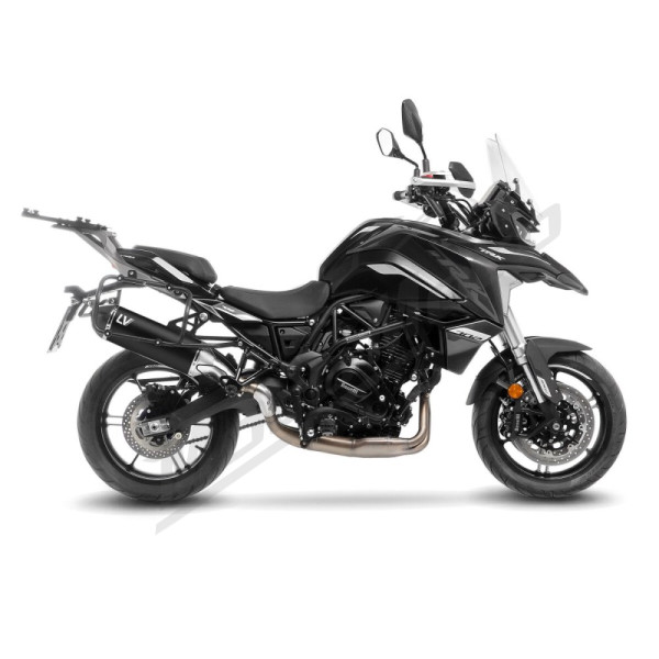 LEOVINCE LV14R Black Edition Nerūdijančio plieno / Anglies pluošto duslintuvas Benelli TRK 702 22-24