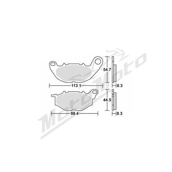 Sbs front brake pads kh663 Yamaha YZF-R25 / MT-25 / YZF-R3 / MT-03 15-25
