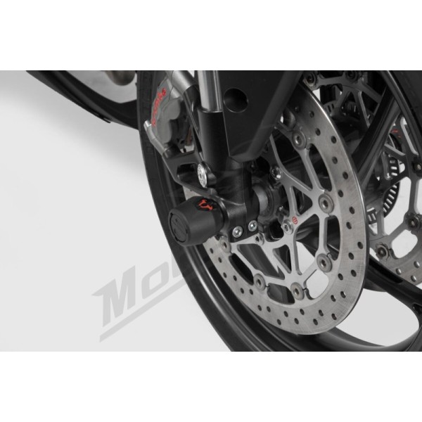 SW-MOTECH Front Axle Slider Set KTM Duke / Super Duke / Supermoto 790-1290 09-24