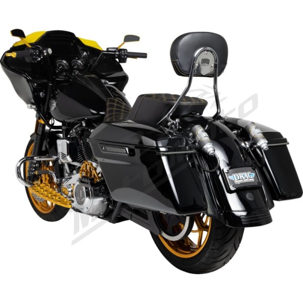 COBRA Detachable Backrest Harley Davidson FLHFB / FLHR / FLHRC / FLHT / FLHTC / FLHTCU / FLHTK / FLHTKSE / FLHX / FLHXSE / FLTRX / FLTRXSE 1584-1977cc 09-25
