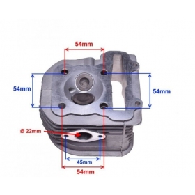 Cylinder head HONDA 125cc 4T 52.40mm