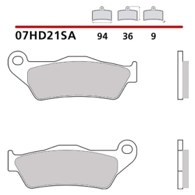 Brembo stabdžių trinkelės HARLEY DAVIDSON