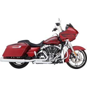 RINEHART RACING 800-0110TC-ECA 4.5 Muffler Slip-On Duals for Harley Davidson FLH / FLHR / FLHRC / FLHRXS / FLHT 1750-1868 17-24 