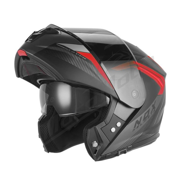 Nox flip-up helmet with visor n968