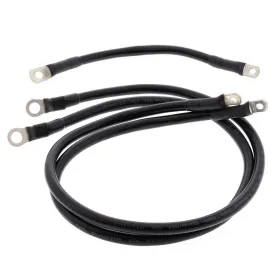 ALL BALLS Battery Cable Kit - Black Harley Davidson FLH / FLT / FLTC 1340 80-88