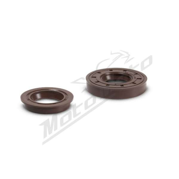 Crankshaft Oil Seal Set MALOSSI FKM/PTFE Yamaha / Minarelli 50cc 88-18 2T