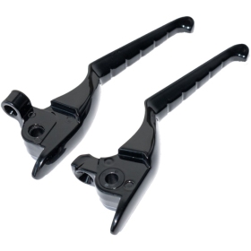 KURYAKYN Enygma Lever Kit Black Harley Davidson FLHR / FLHTC / FLHX / FLTRX FLHTK 1584/1800 08-13 