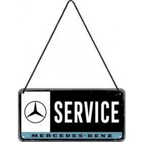  Metal tin sign MERCEDES BENZ SERVICE 10x20