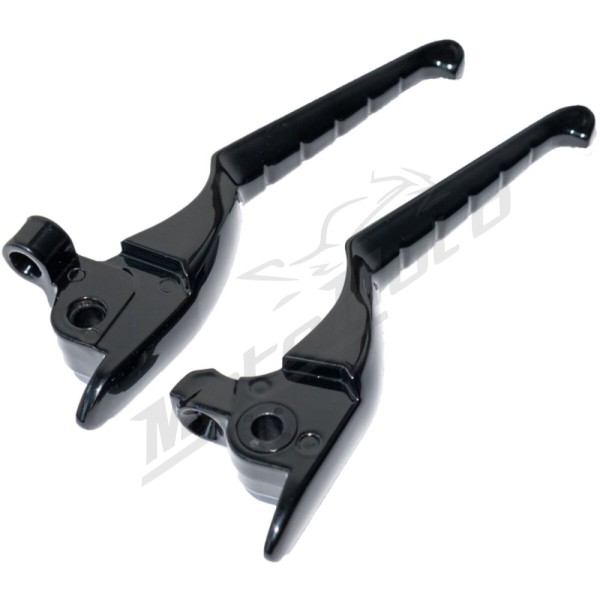 KURYAKYN Enygma Lever Kit Black Harley Davidson FLHR / FLHTC / FLHX / FLTRX FLHTK 1584/1800 08-13 