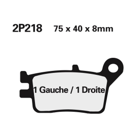 NISSIN Brake pads Honda CRM 250R 88-94