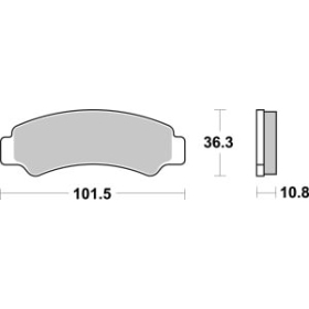 Brembo Front Brake Pads Kit CF Moto C-Force / U-Force / Z-Force 400-1000cc 16-23