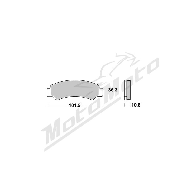 Brembo Front Brake Pads Kit CF Moto C-Force / U-Force / Z-Force 400-1000cc 16-23