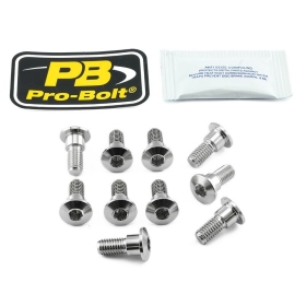 PRO BOLT Stainless Steel Brake Rotor Mounting Bolt Kit Suzuki AN / DL / GSF / GSR / GSX / GSX-R 600-1300cc 02-25
