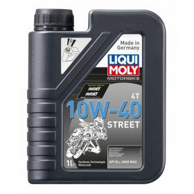 Alyva LIQUI MOLY MOTORBIKE 10W40 STREET Pusiau sintetinė - 4T - 1L