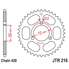 Rear sprocket JTR216