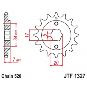 Front sprocket JTF1327