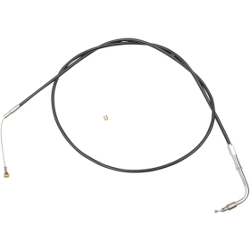 S&S CYCLE Black Vinyl Throttle/Idle Cable Harley Davidson FLHR / FLHRCI / FLHRI 1340cc 96-98