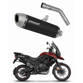 Triumph Tiger 800 XCA 2018-2020 Dominator Exhaust Silencer Muffler S6 BLACK + dB killer
