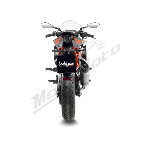 LEOVINCE LV One Evo Stainless Steel Slip-On Muffler KTM RC 125-390 22-23