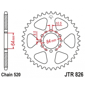 Rear sprocket JTR826