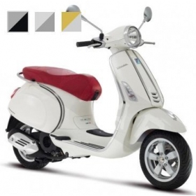 VESPA LIPDUKŲ KOMPLEKTAS OEM PRIMAVERA 50-150cc 2013-2020 SIDABRINE  / JUODA / AUKSINĖ