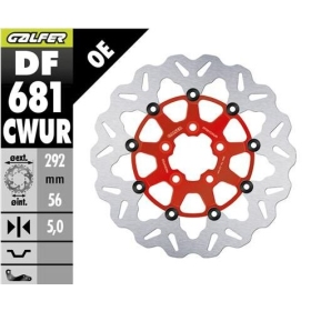 GALFER Brake Rotor Floating Wave Harley Davidson FLD / FLHRSI / FLHTI 883-1690cc 00-23