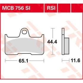 TRW SI Series Sindered Off-Road Brake Pads CF Moto / Goes / Yamaha 450-800cc 02-20