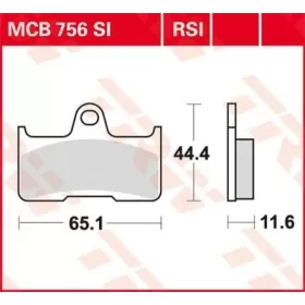 TRW SI Series Sindered Off-Road Brake Pads CF Moto / Goes / Yamaha 450-800cc 02-20