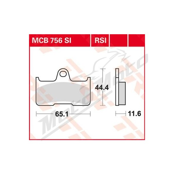 TRW SI Series Sindered Off-Road Brake Pads CF Moto / Goes / Yamaha 450-800cc 02-20