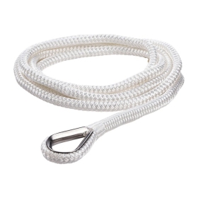 Qvarken Mooring Rope Dockline with thimble White