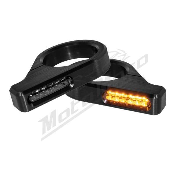 HEINZ BIKES  C-Line Classic LED Turn Signals For Forks Ø39/41mm Harley Davidson FXDL 1690 2016