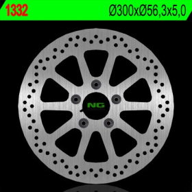 NG Rear Fixed Brake Disc 300x56.3x5mm Harley-Davidson V-Rod 1130-1250cc 06-15