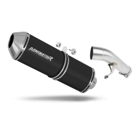 Suzuki GSF 650 BANDIT N / S 2007-2016 Exhaust Silencer Muffler OVR BLACK + dB killer