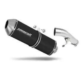 Suzuki GSF 650 BANDIT N / S 2007-2016 Exhaust Silencer Muffler OVR BLACK + dB killer